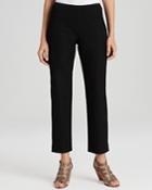 Eileen Fisher Petites' Organic Stretch Cotton Twill Slim Ankle Pants