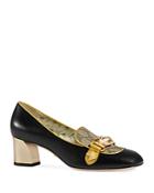 Gucci Women's Cheryl Leather Loafer Pumps