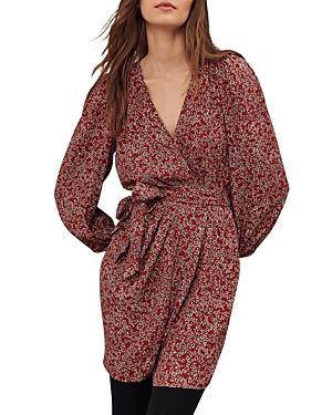 Ba & Sh Camille Printed Wrap Dress