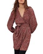 Ba & Sh Camille Printed Wrap Dress