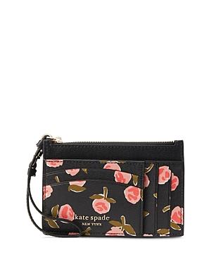 Kate Spade New York Spencer Ditsy Rose Card Case Wristlet