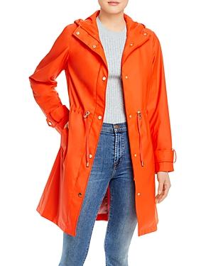 Kate Spade New York Matte Coated Hooded Jacket