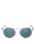 Oliver Peoples Unisex Gregory Peck Round Sunglasses, 50mm