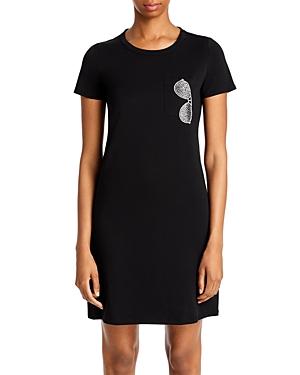 Karl Lagerfeld Paris Sunglass Pocket Tee Dress