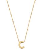 Kendra Scott Letter C Adjustable Pendant Necklace In 14k Gold Plated, 19