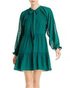 Aqua Ruffled Clip Dot Mini Dress - 100% Exclusive