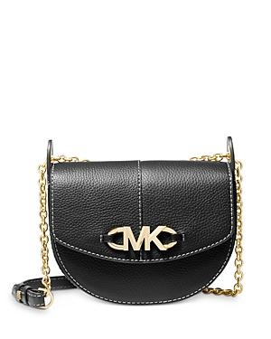 Michael Michael Kors Izzy Small Leather Convertible Saddle Crossbody