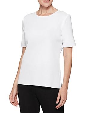 Misook Jewel Neck Tee