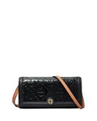 Tory Burch T Monogram Patent Wallet Crossbody