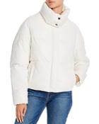 Apparis Camila Quilted Faux-leather Puffer Jacket