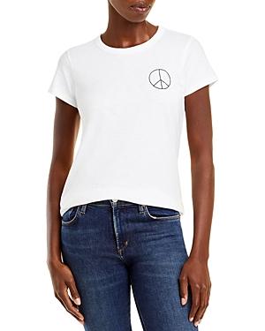 Rag & Bone Peace Sign Graphic Organic Cotton Tee