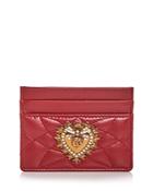 Dolce & Gabbana Quilted Leather Card Case