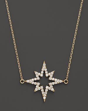 Khai Khai Diamond Starsplosion Necklace In 18k Yellow Gold, 17