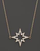 Khai Khai Diamond Starsplosion Necklace In 18k Yellow Gold, 17