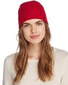C By Bloomingdale's Ribbed Cashmere Cuff Hat - 100% Exclusive