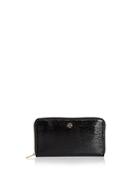 Tory Burch Robinson Zip Patent Leather Continental Wallet