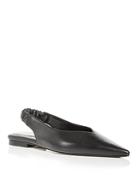 Anine Bing Women's Tara Slingback Pointed Toe Flats