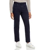 Z Zegna Stretch Sateen Cotton Slim Fit Five Pocket Pants