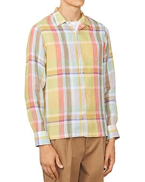 Officine Generale Linen Madras Shirt