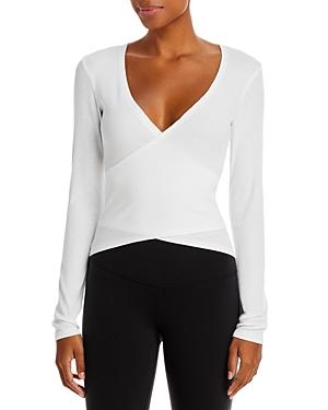 Beyond Yoga Wrap Party Long Sleeve Top