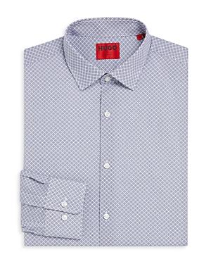 Hugo Mabel Micro Print Regular Fit Dress Shirt