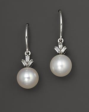 Pearl Drop Earrings, 7mm