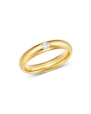 Bloomingdale's Diamond Single Stone Band Ring In 14k Yellow Gold, 0.08 Ct. T.w. - 100% Exclusive