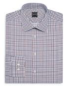 Ike Behar Multi Check Regular Fit Dress Shirt