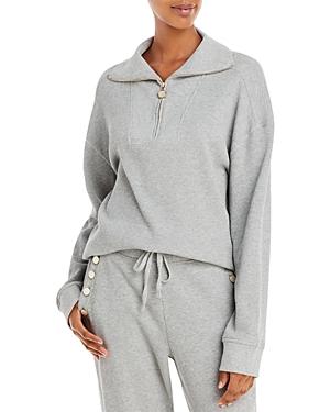 Derek Lam 10 Crosby Ariah Half Zip Mock Neck Sweatshirt
