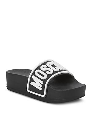 Moschino Women's Platform Pool Slides