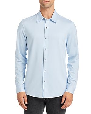 Michael Kors Gingham Check Slim Fit Button Down Performance Shirt