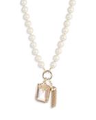 Lauren Ralph Lauren Imitation Pearl Stone & Tassel Pendant Necklace, 16-19