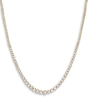 Zoe Lev 14k Yellow Gold Diamond Graduated Bezel Tennis Necklace, 16-18