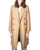 Zadig & Voltaire Medy Double Breasted Coat