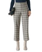 Whistles Courtney Check Cropped Pants