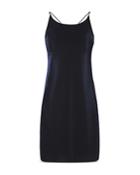 Emporio Armani Double Metallic Cross Back Dress