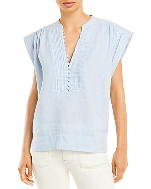 Joie Ayon Short Sleeve Linen Top