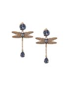 Tory Burch Dragonfly Clip-on Earrings