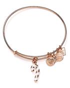 Alex And Ani Candy Cane Expandable Wire Bangle, Charity By Design Collection