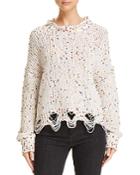 Honey Punch Dotted Chenille Sweater