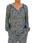 Billy T Whip Leopard Print Hoodie