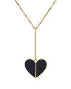 Kate Spade New York Linear Heart Pendant Necklace, 16