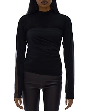 Helmut Lang Crepe Combo Top