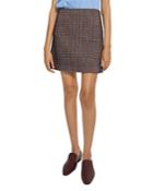 Theory Walden Tweed Mini Skirt