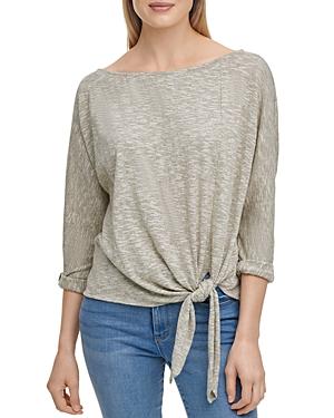 Dkny Tie Hem Top
