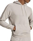 Reiss Mercury Towelling Tipped Regular Fit Hoodie