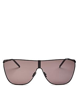 Saint Laurent Shield Sunglasses, 147mm