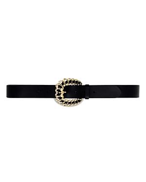Maje Women's Alma Jewel Buckle Belt