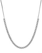 Bloomingdale's Diamond Beaded Bolo Necklace In 14k White Gold, 3.50 Ct. T.w. - 100% Exclusive