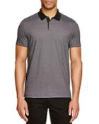 Theory Sandhurst Dotted Stripe Polo - Slim Fit